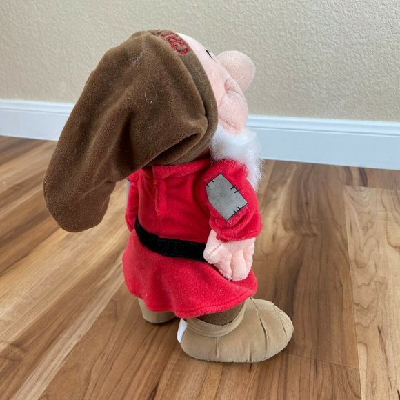 Grumpy from Snow White & Seven Dwarfs Disney Store Plush Toy Patch 12” stuffed - Picture 4 of 9